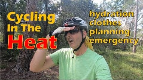 Cycling in the Heat, Hot Bike Ride in Florida Image